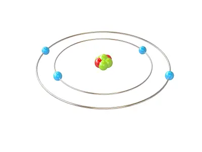 Beryllium Chemical Element v1 002 Low-poly 3D model