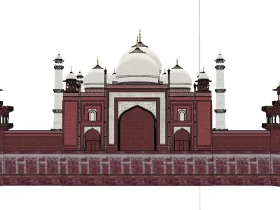 Architecture-Religion-God-Culture-Temple-0267 taj mahal 3D model