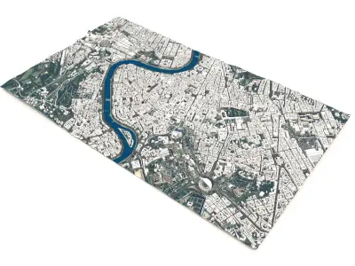 Rome city in Italy 3D model