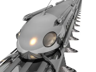 Space Train Bryce 7 Model 3D model