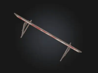 Construction Barrier  Essential Safety Element for Work Zones 3D model