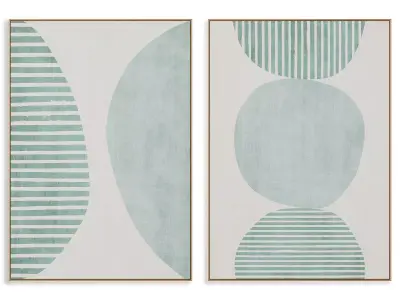 Abstract Painting Frame set 3D model 823