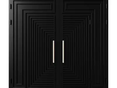 Gate black loft 3D model