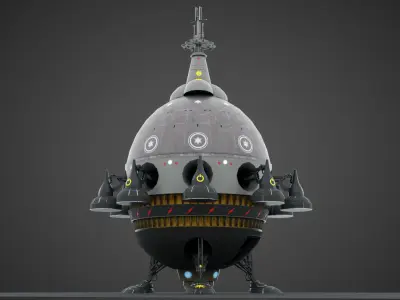 SciFi Spaceship 3D model