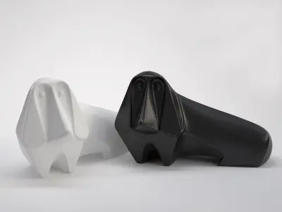 JONATHAN ADLER Ceramic Basset Hound 3D model