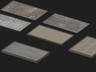 Urban Residental Apartments Pack  3D model