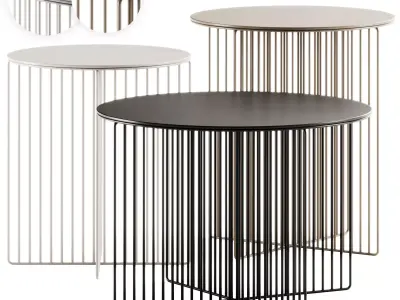 Accursio Round Coffee Table by La Cividina 3D model