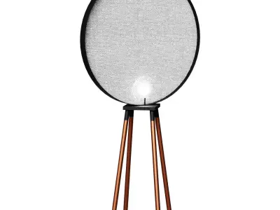 Floor Designer lamp INTERLACED Circle by Camino 3D model