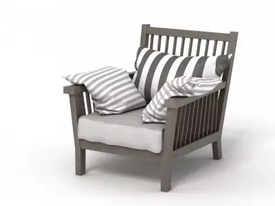 Gervasoni Gray Chair 3D model