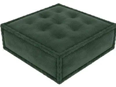 Velvet Sully Floor Cushion 3D model