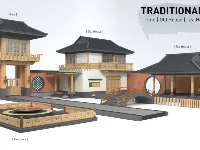 TRADITIONAL PIECES 3D model