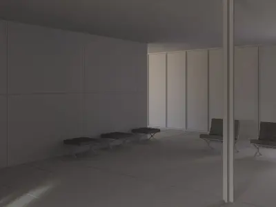 Mies van der Rohe Barcelona Pavilion 3D model