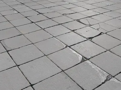 Ultra realistic Tiles Floor Scan 3D model