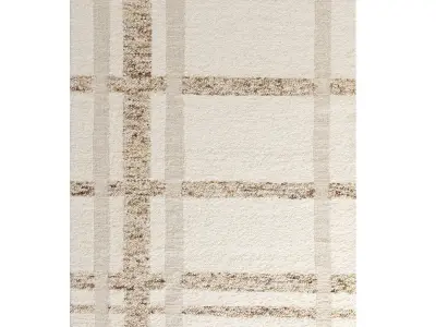 Flat Weave Rug Rug Artis and rug Giorgio Cream by Benuta 3D model