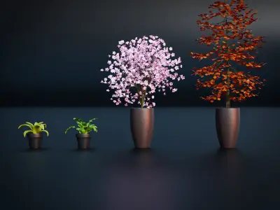 JAPAN NATURE PACK Low-poly 3D model