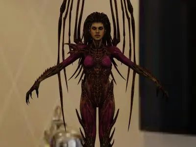 Kerrigan Low-poly 3D model