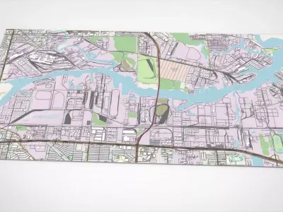 The Brown Shipbuilding Company Houston Texas USA 3D model