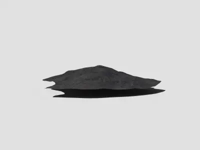 Mole Mound Low-poly 3D model