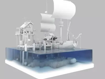 ready to sail 3D model