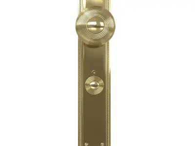 Beardmore Queen Ann door handle knob 3D model