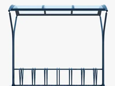 Bicycle Stands Ciclo Park 3D model