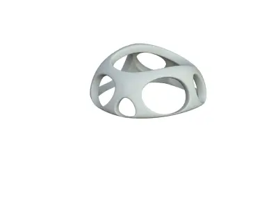 SciFi Cube Object No 53795 Low Poly Shape Low-poly 3D model