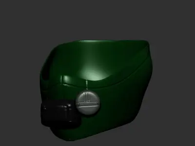 gas mask helmet scifi high poly sculpt 3d printable ver 3 3D model