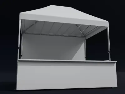Marketing tent 01 3D model