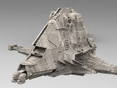 Colossal Space Temple 1 3D model
