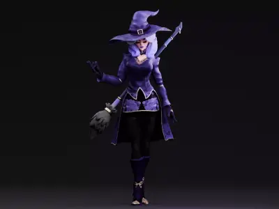 Halloween Characters - Bundle Edition Low-poly 3D model