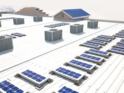 Super Market Building 3D model