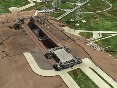 Launch Complex 39B Clean Pad 3D model