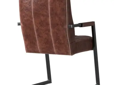 Sergio armchair by PMP furniture Low-poly 3D model