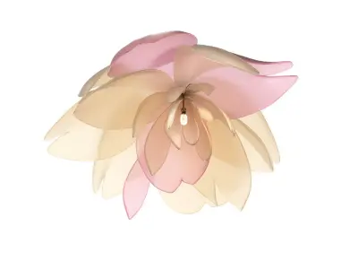 Light art cherry blossom pendant artisan  lighting fixture 3D model