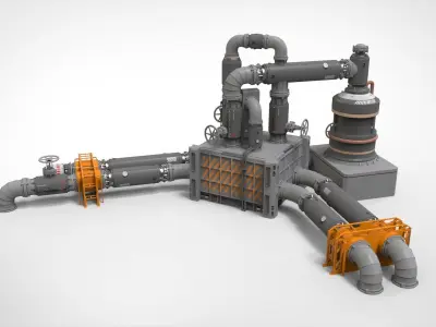 Sci Fi Modular Environment 14 3D model