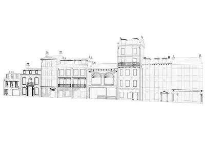 London street houses pack