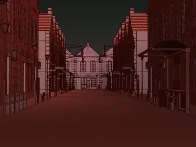 New Street 3D model