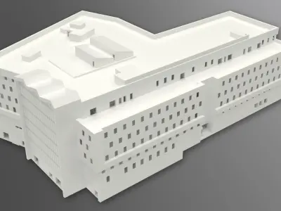 Bradford College Bradford West Yorkshire England 3D model