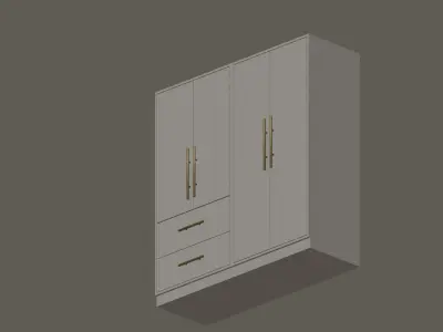 Wardrobe 3D model get