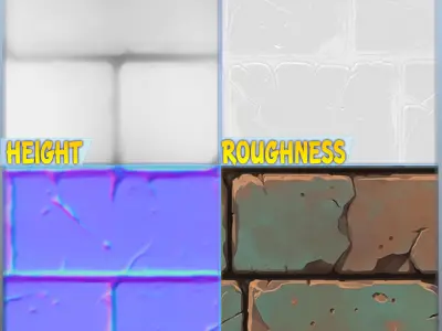 Stylized Wall Seamless Texture Texture 36