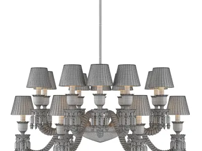 ELLIPSE CHANDELIER 16L 3D model