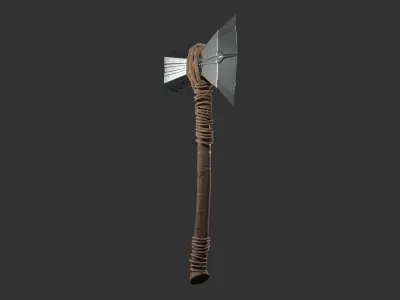 Stormbreaker viking axe 3D model