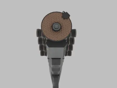 Electromagnetic Gun 3D model