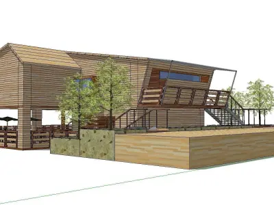 Creative Design-Holiday Cabin-0129 3D model