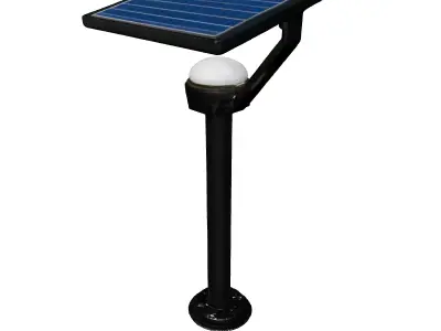 Realistic Solar Garden Light 3D Model Low-poly 3D model