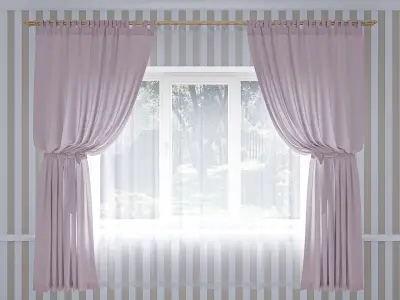 Childrens furniture set Azzurra Rinascimento antique white 3D model