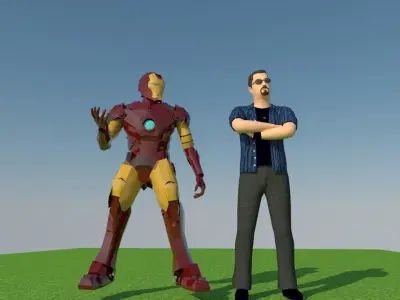 Iron man 3D model 3D model