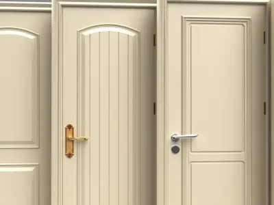 Doors interior 3D model