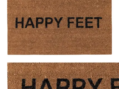  Happy Feet Door Mat 3D model