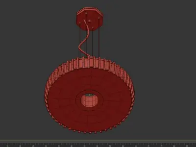 Fora - Odeon Light low poly 3d model Low-poly 3D model